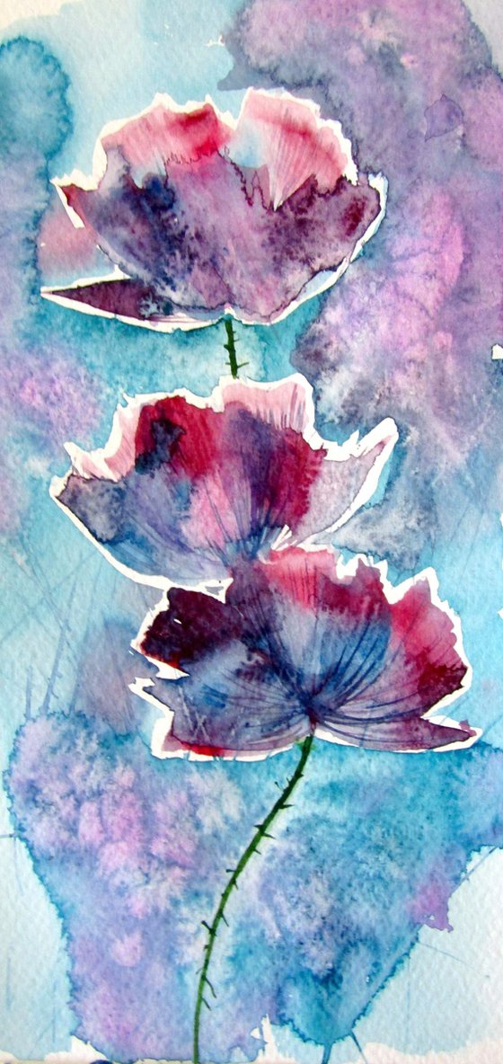 Purple flowers