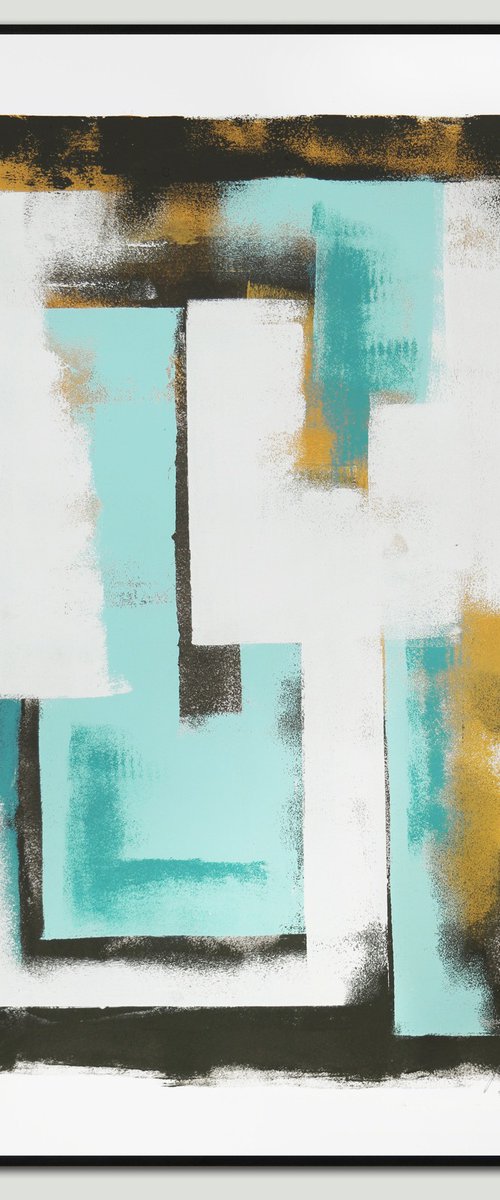 Blue Minimal by Ronald Hunter