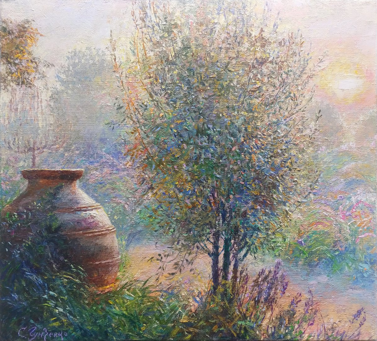 Lavender Mist By Svitlana Gunchenko, 22 X 20, Artwork For Sale On Artfinder