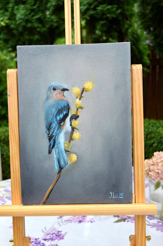 Bird on the willow