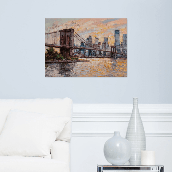 Brooklyn Bridge at Sunset
