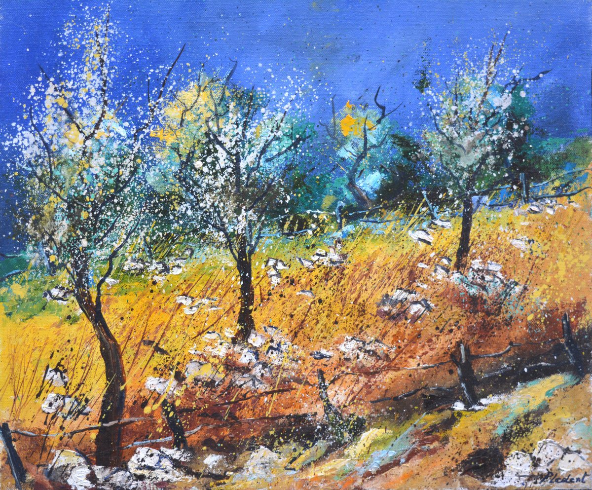 Blooming Orchard By Pol Henry Ledent, 24 X 20, Artwork For Sale On Artfinder