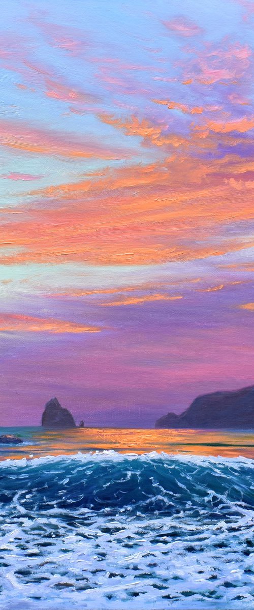 Evening by the Sea by Yulia Nikonova