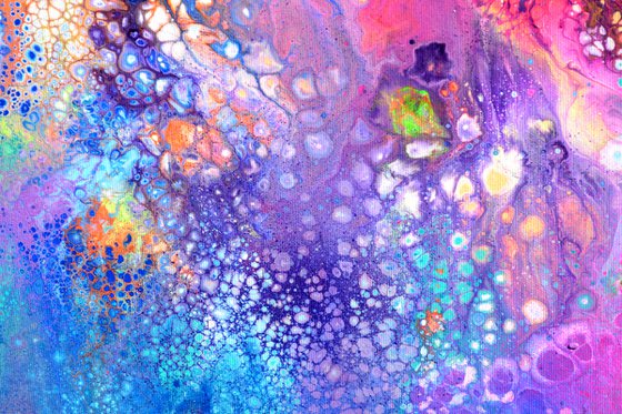 Flowing Energy 61 - Large Colorful Abstract