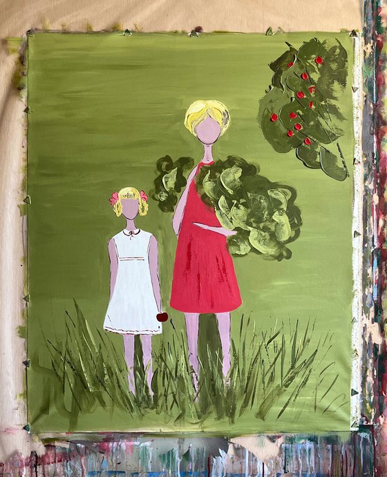 Sisters Original Painting