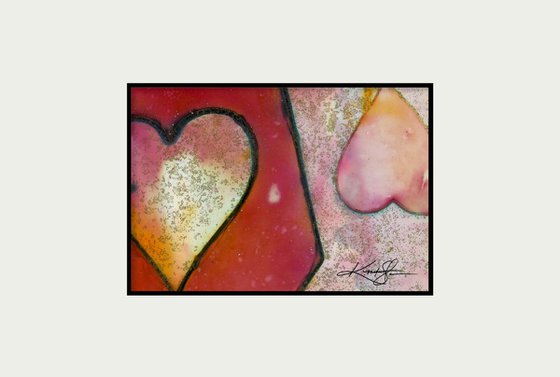 Topsy Turvy Hearts - Abstract art by Kathy Morton Stanion