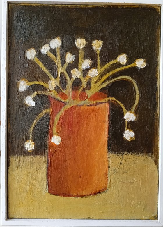 Flowers in a Terracotta Pot