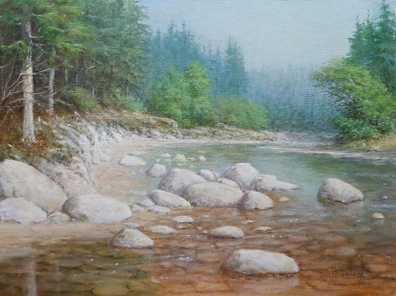 A  mountain stream