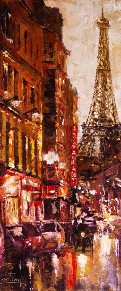 Night Paris by Aleksandr Neliubin