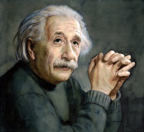 Albert Einstein by REME Jr.
