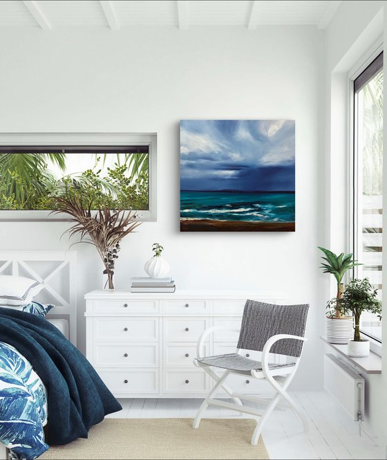 As the storm comes in