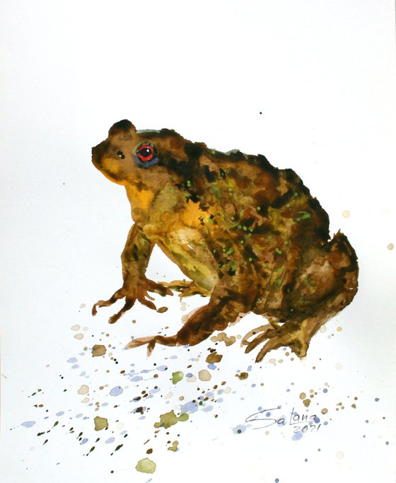 Frog 04 /  ORIGINAL PAINTING