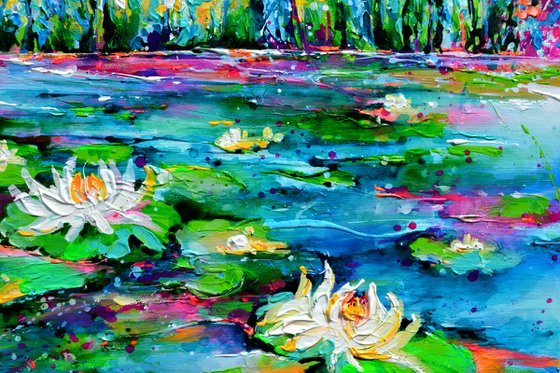 Water Lilies on the Pond