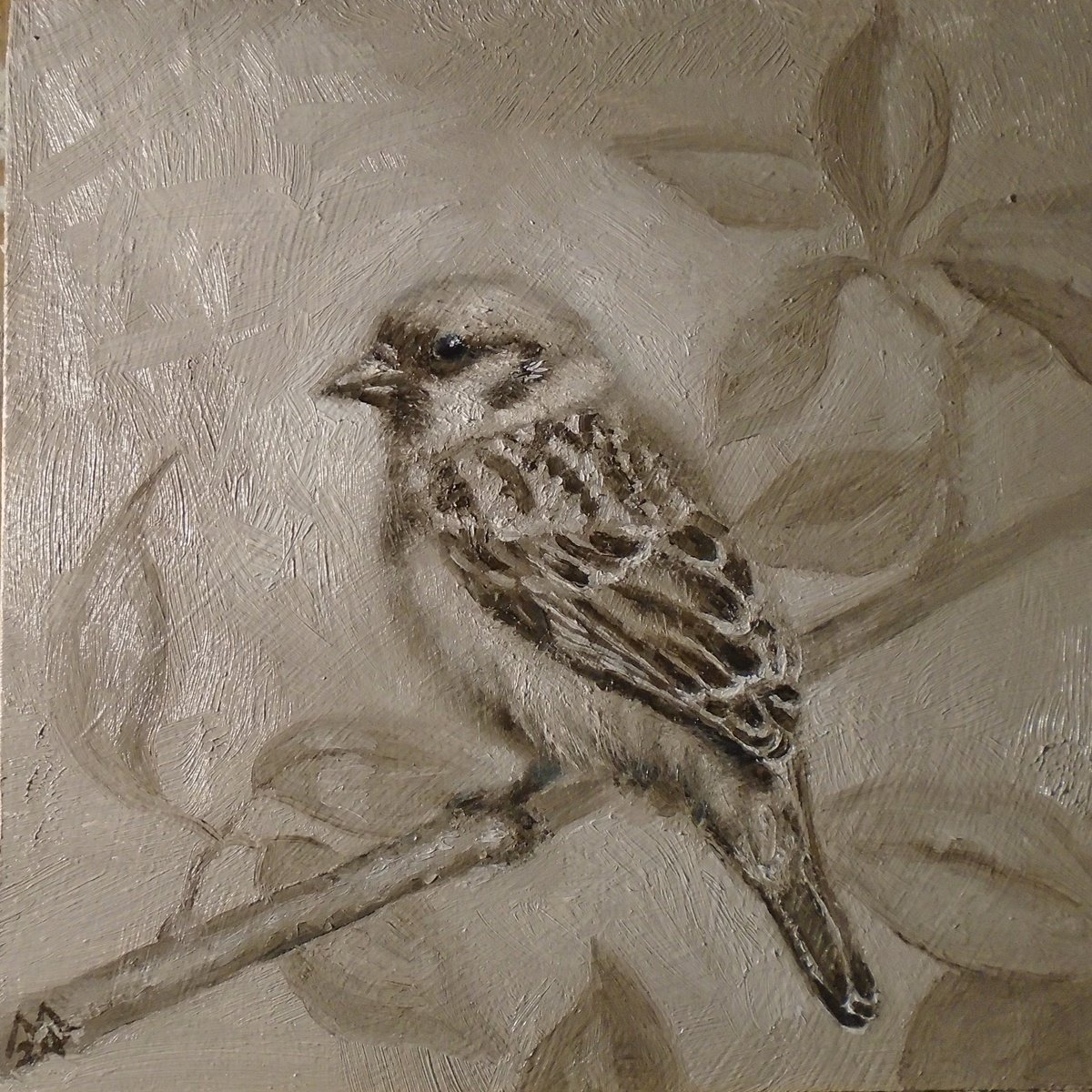 Tree Sparrow study by Michael Mullen