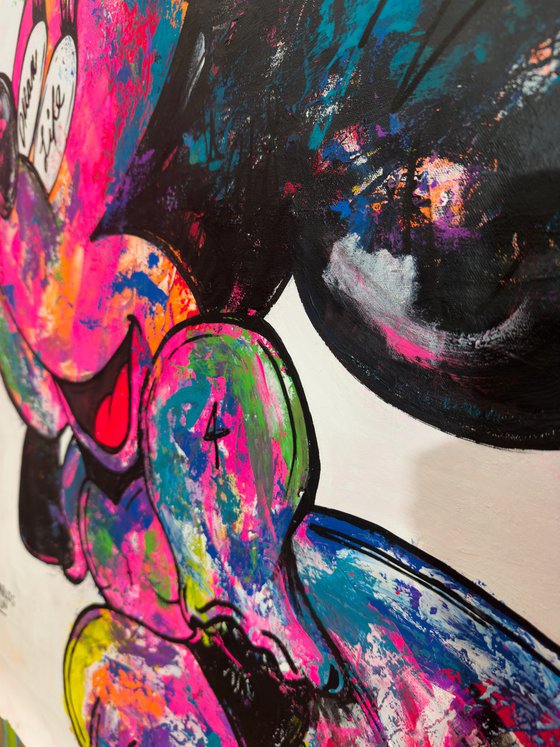 dream life ft. minnie mouse over white