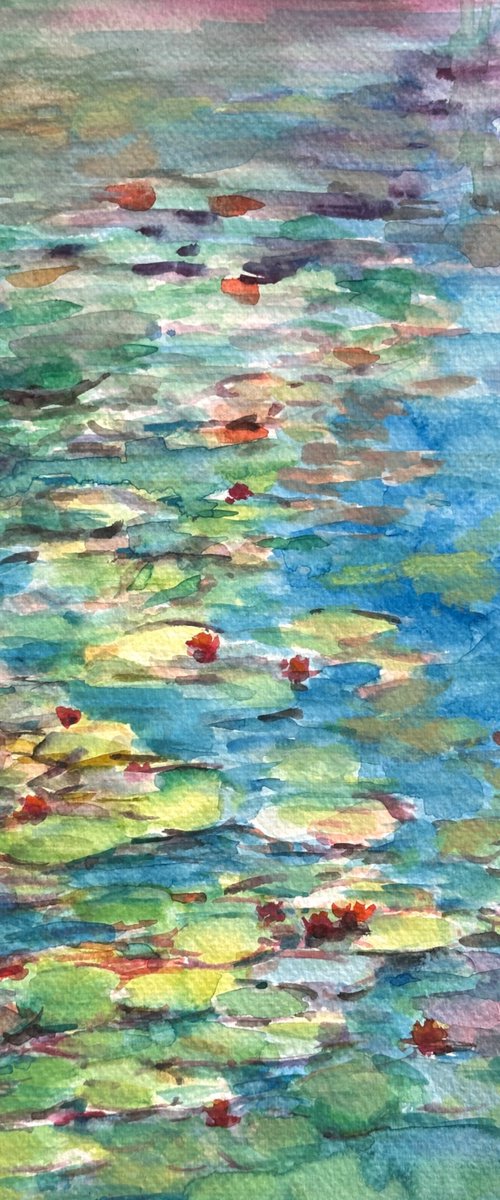 Red Lilies by Arun Prem