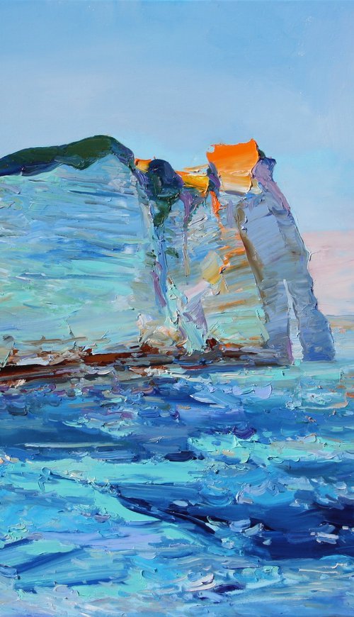 "The Azure Coast. Étretat " by Yehor Dulin
