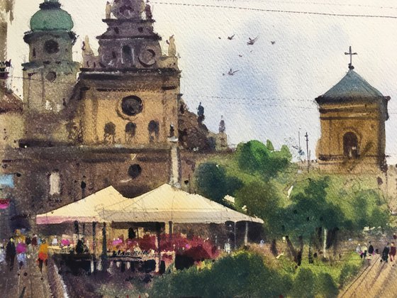 City landscape.  Lviv