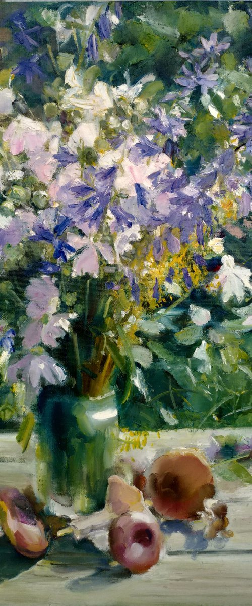 Flowers and mushrooms by Valentina Andrukhova