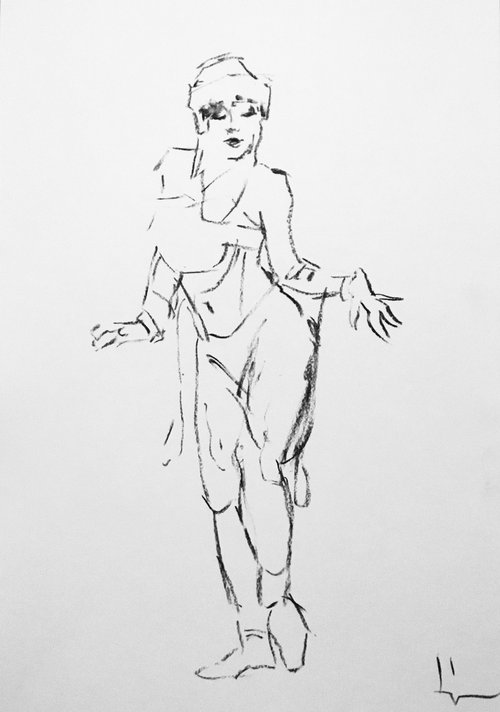 Belly Dance Study #1 by Dominique Dève