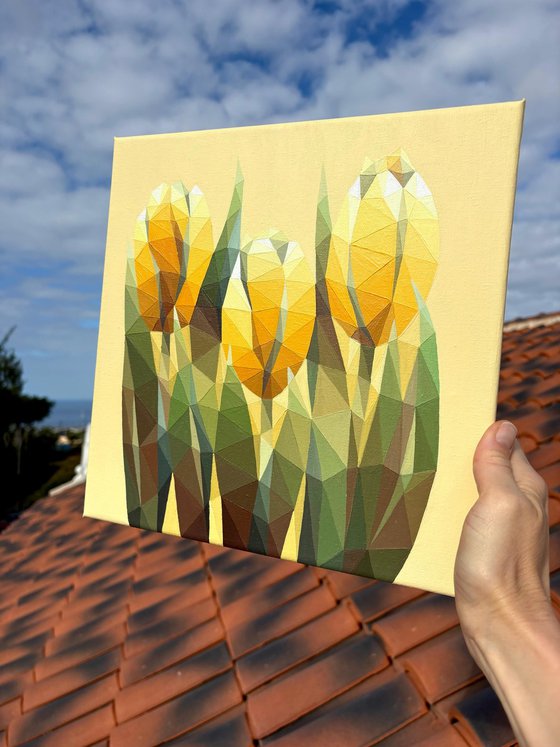 SUNNY YELLOW TULIPS