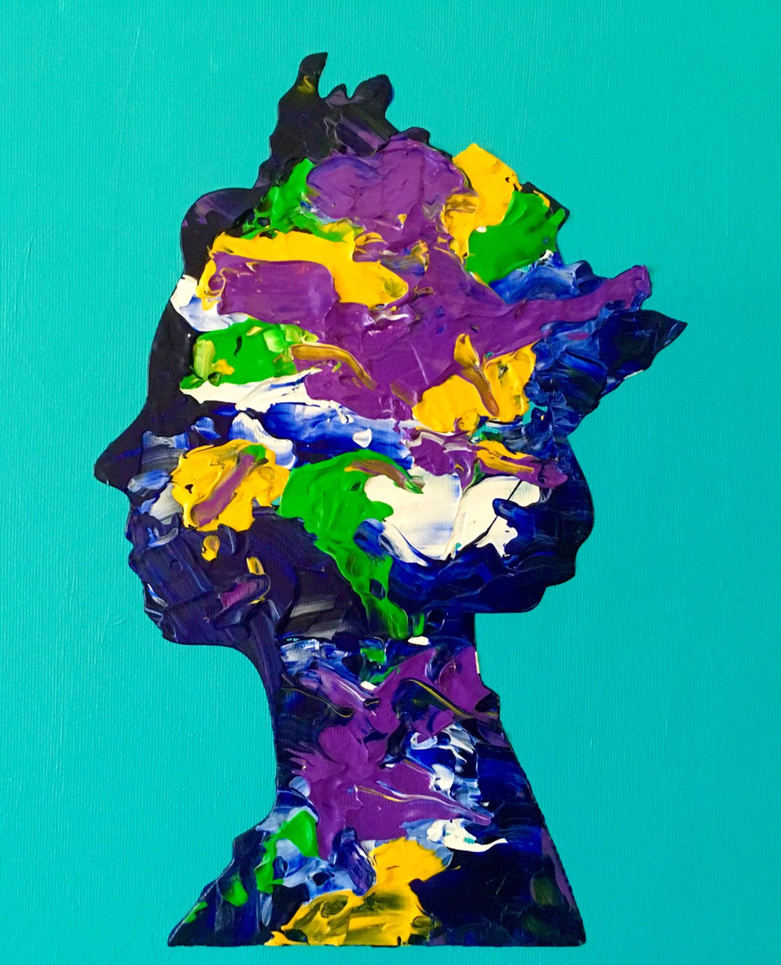 Queen 77 PAINTING INSPIRED BY QUEEN ELIZABETH PORTRAIT Acrylic