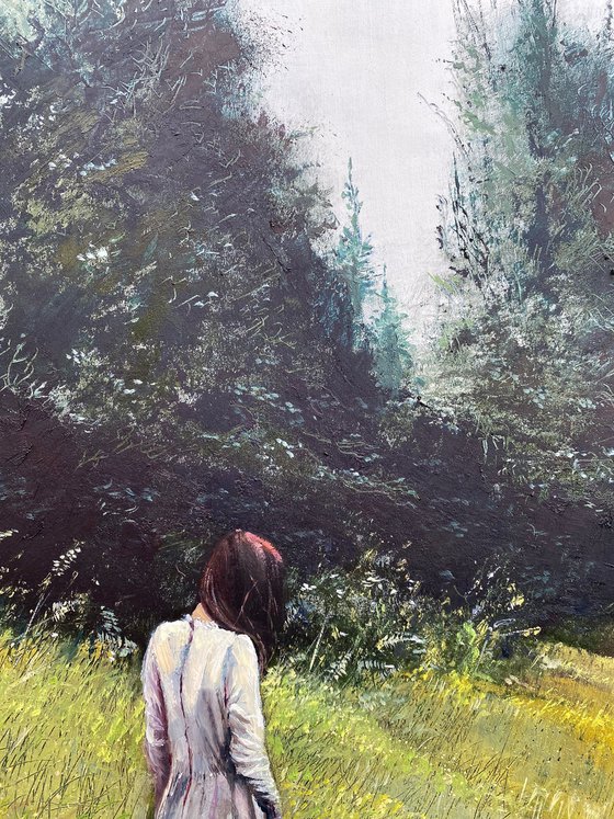 Girl in a Meadow
