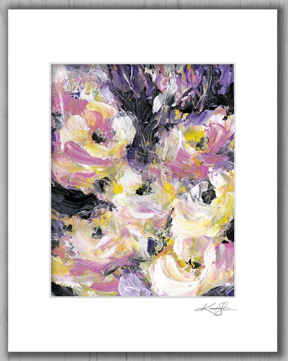 Floral Fall 37 - Floral Abstract Painting by Kathy Morton Stanion