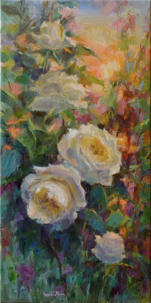 Roses #8 By Vachagan Manukyan, 12 X 24, Artwork For Sale On Artfinder