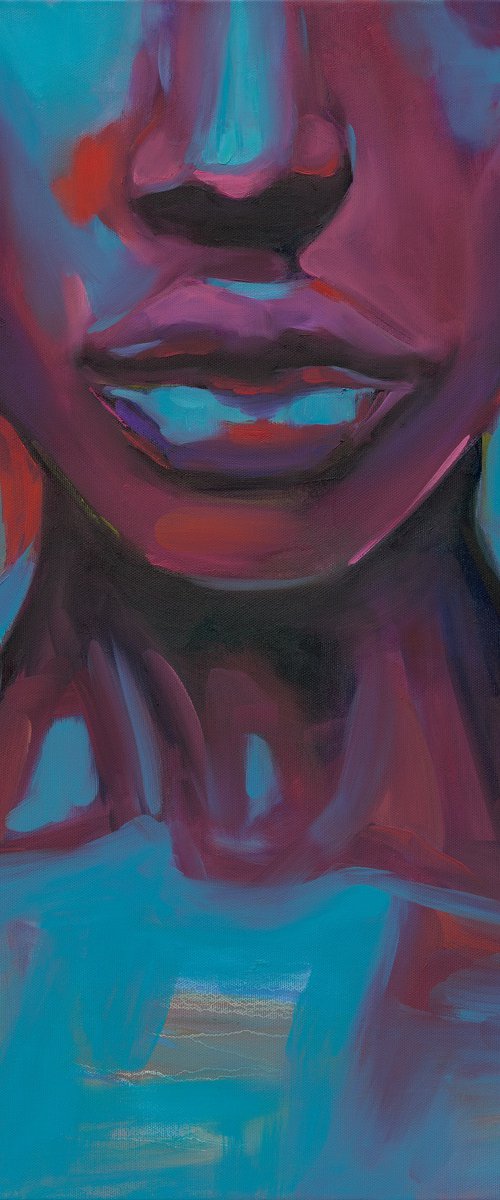 Empowered Black Woman — Purposeful by Anna Miklashevich