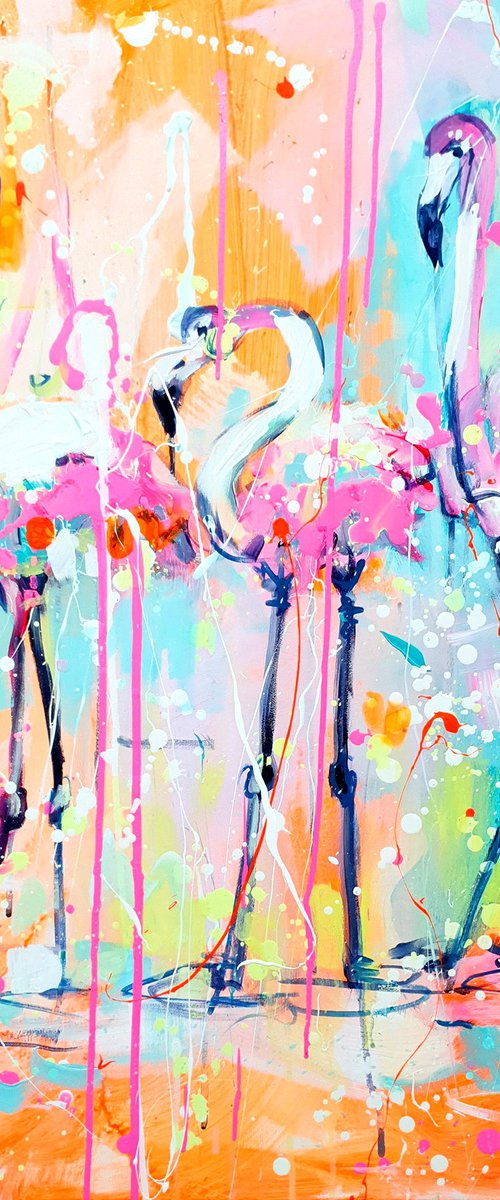 Flamingo mood by Marta Zawadzka