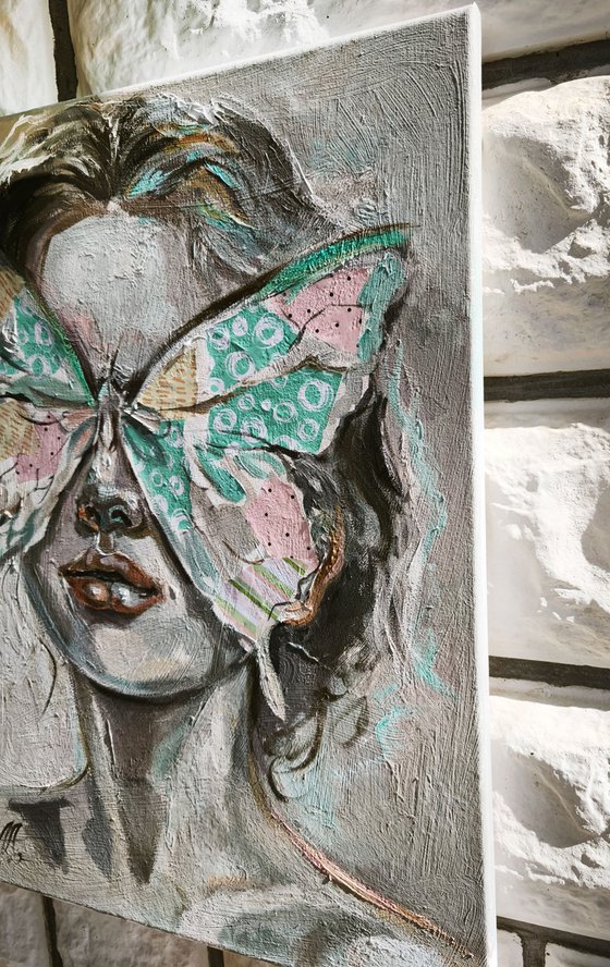 Portrait with Butterfly
