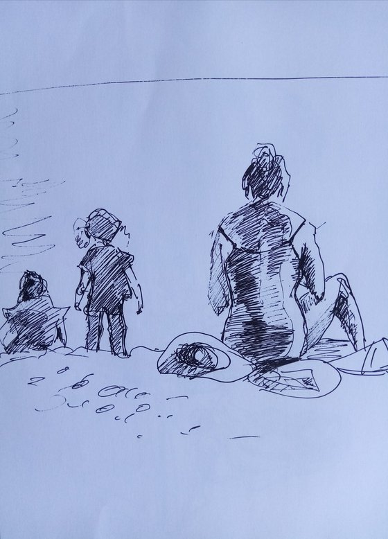 Beach sketches 17/21