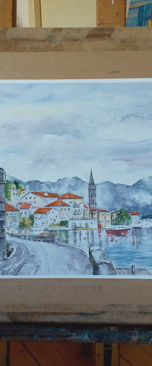 SEA LANDSCAPE-PERAST by Zoran Mihajlović Muza