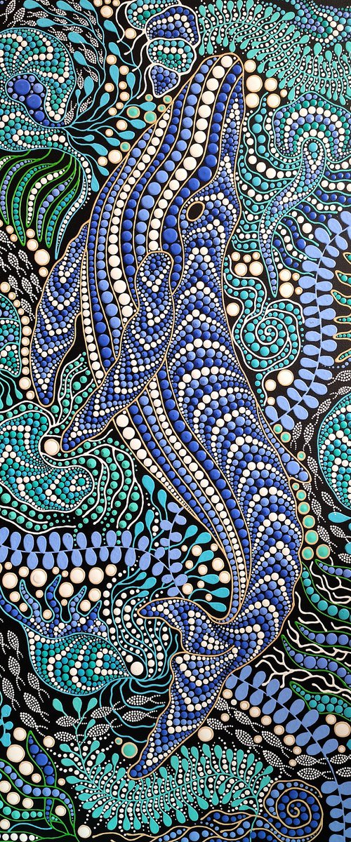 Blue Whale by Oxana Lazari