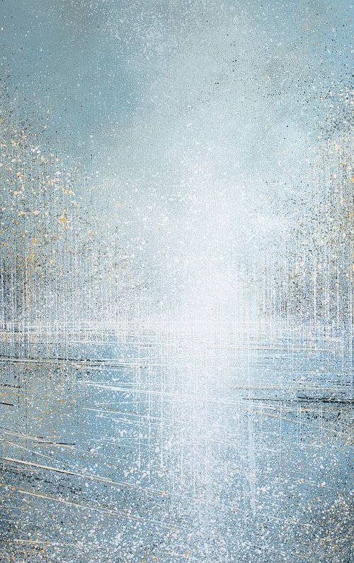 Mist On The Lake At Twilight by Marc Todd