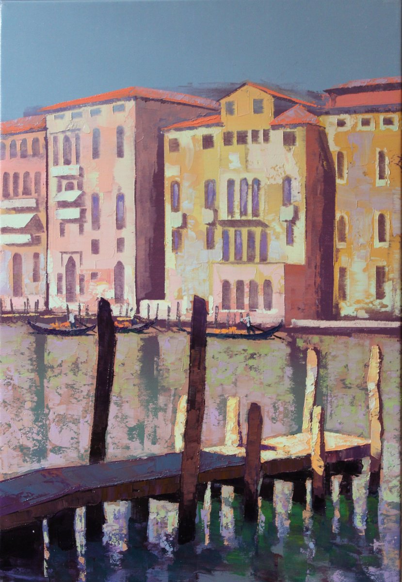 Veduta di Venezia, Plein Air by REVAZ TCHEISHVILI