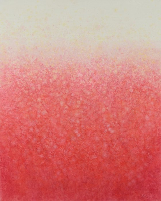 Soft Pink - Shimmer Series color field abstract