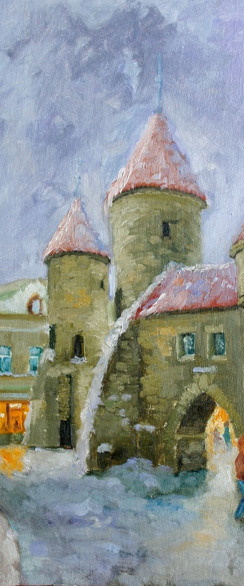 Old Tallinn, Viru Gate by Juri Semjonov