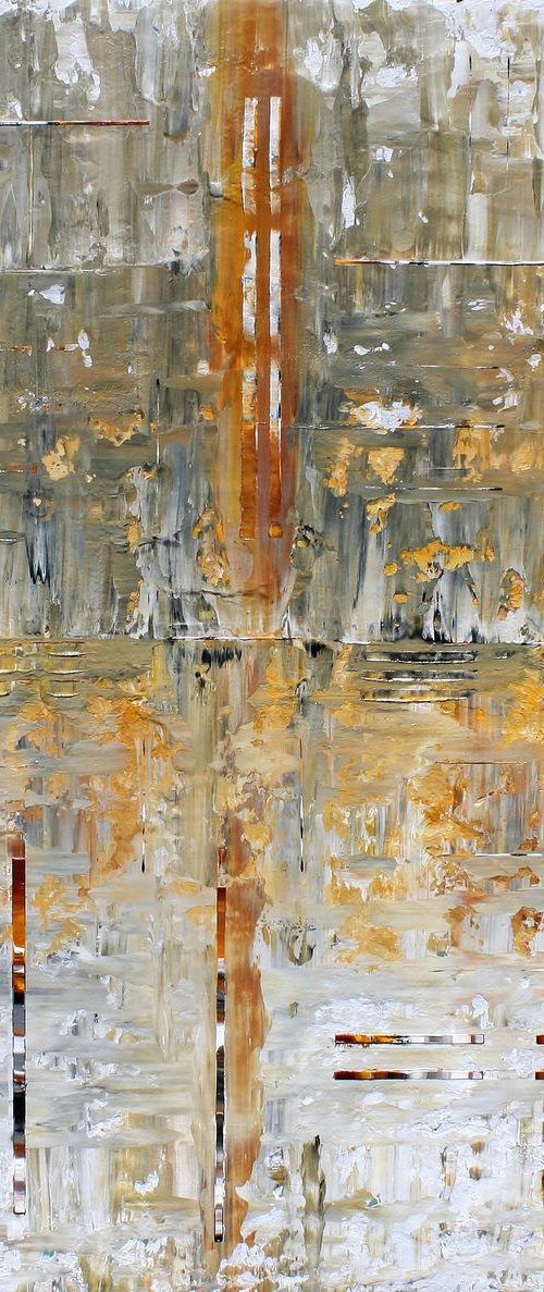 Primitive Abstract Art Piece 23 by Robert Lynn
