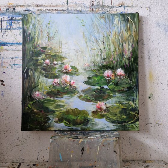 Pond with Water Lilies