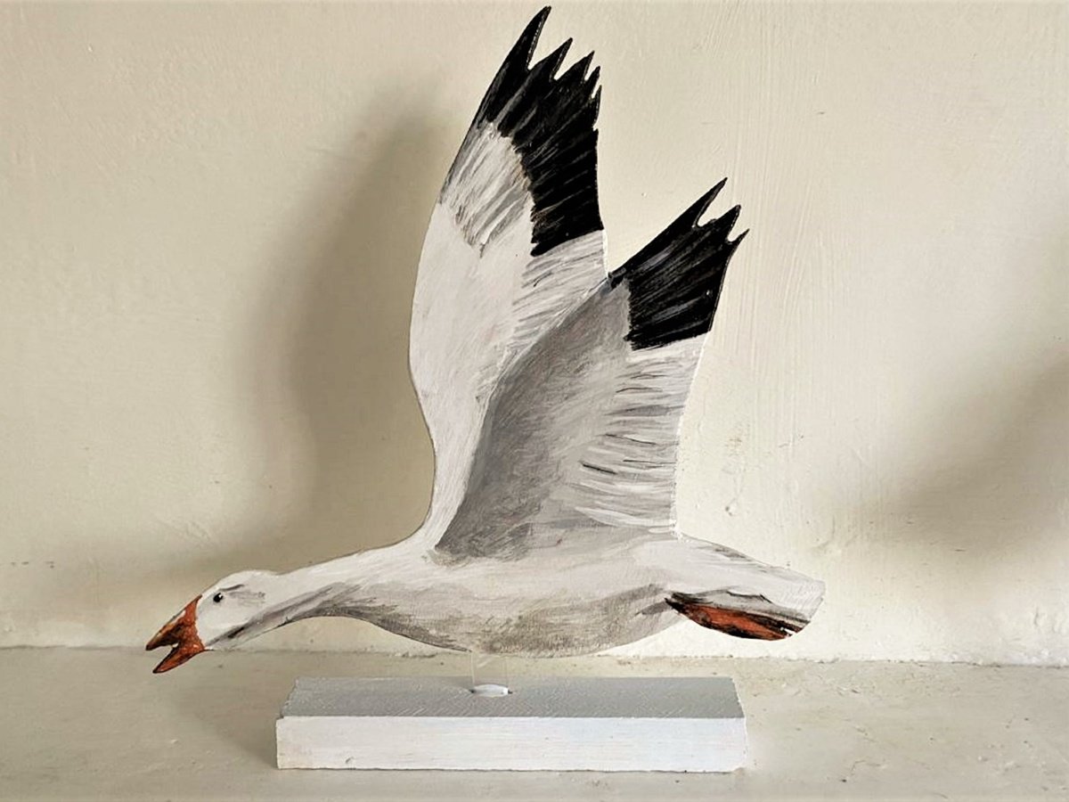 Flying Goose by Laurence Wheeler