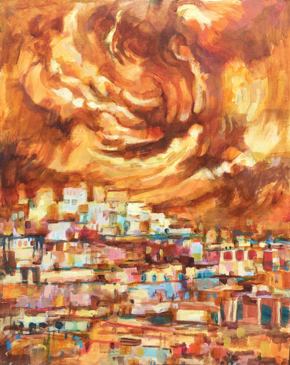 City Of Sards By Guy Pickford, 16 X 20, Artwork For Sale On Artfinder