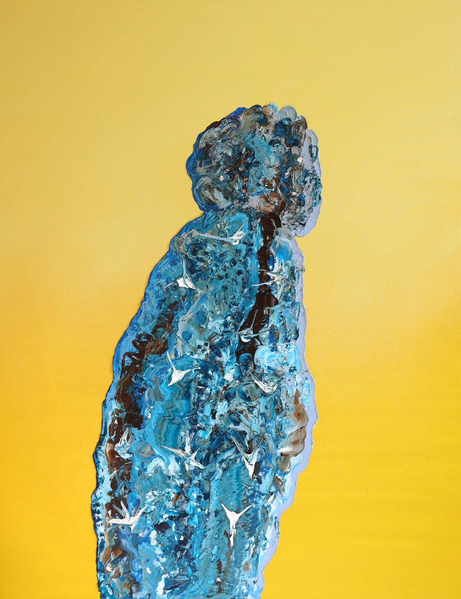 Expressive Botanical Oil Painting By Dominic Virtosu, 42 X 54, Thick Boi, Original Artwork