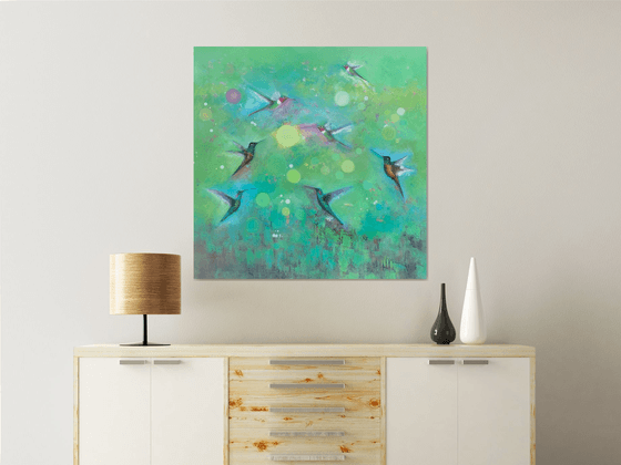 Magical Orbs and Hummingbirds