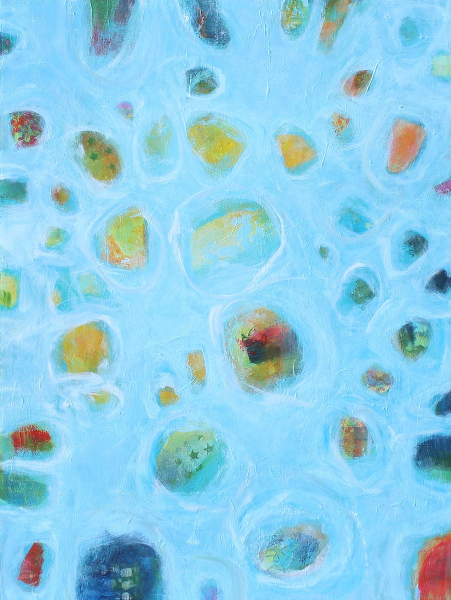 Illustrative Painting , Shifting Tides By Sage Mountain Studio, 18 X 24, Artwork For Sale On Artfinder
