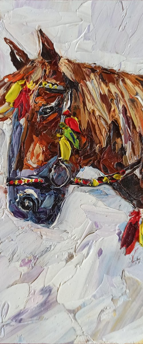 Horse portrait by Oksana Fedorova