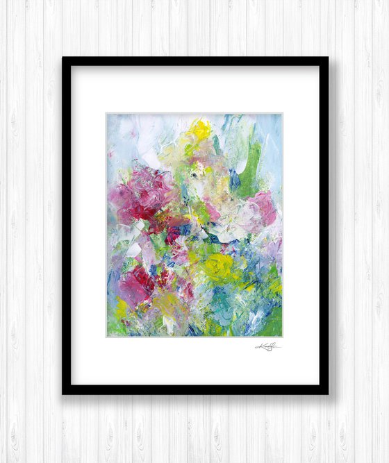 Garden Song 1 - Abstract Flower Art by Kathy Morton Stanion