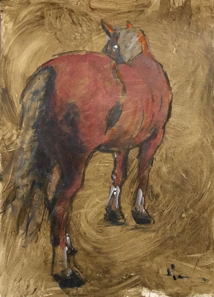 Expressive Portrait Acrylic Painting By Dominique Deve, 12 X 16, Jack 1, Original Artwork