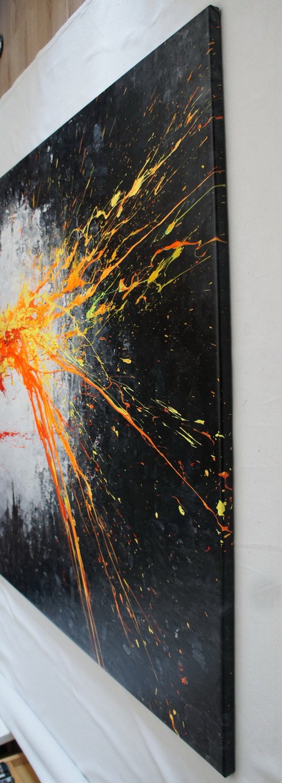 Twisting Fire V - CANVAS ONLY